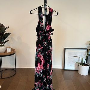 COPY - Floral Floor Length Dress from Express